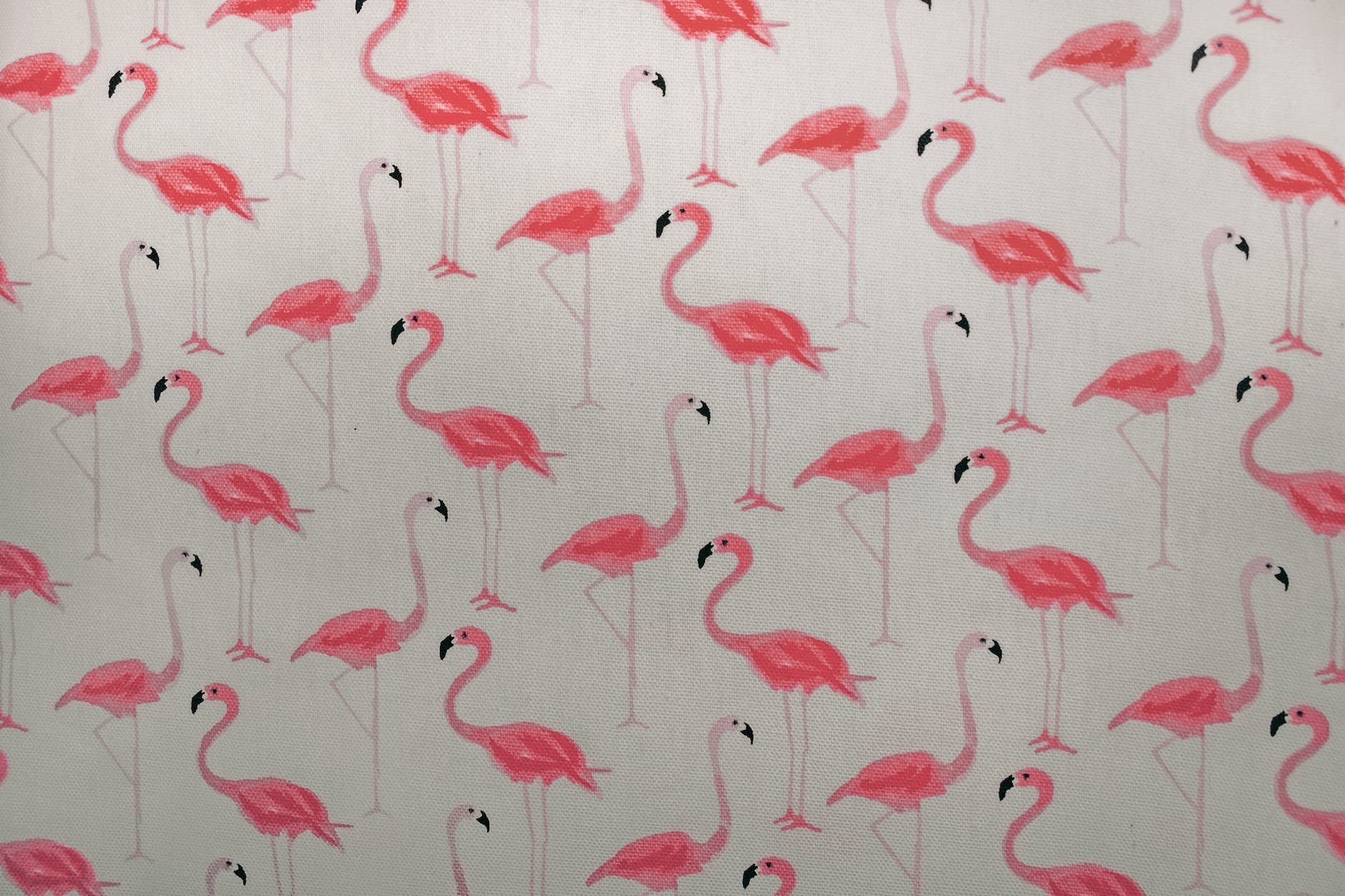 pink flamingo printed paper used to see how to design fabric prints