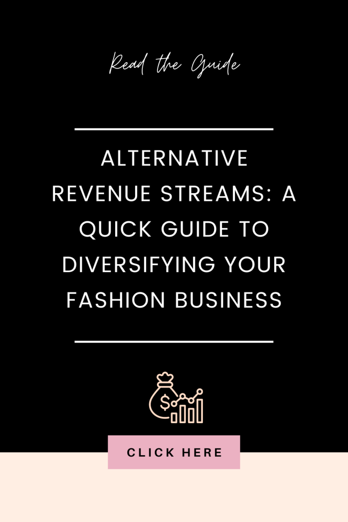 free guide to alternative revenue streams for fashion business