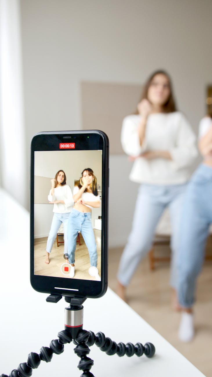 influencers dancing to latest tiktok trend